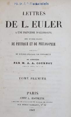 Bild Nr.1: 139-1044 Euler,L.: (Literatur und illustrierte Bücher bis 19.Jahrhundert)