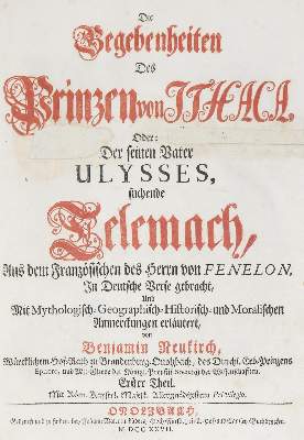 Bild Nr.2: 139-1046 Fenelon,(F.de Salignac de la Motte).: (Literatur und illustrierte Bücher bis 19.Jahrhundert)