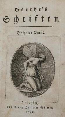 Bild Nr.1: 139-1059 Goethe,(J.W.v.).: (Literatur und illustrierte Bücher bis 19.Jahrhundert)