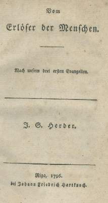 Bild Nr.1: 139-1077 Herder,J.G.: (Literatur und illustrierte Bücher bis 19.Jahrhundert)