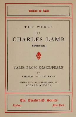 Bild Nr.2: 139-1102 Lamb,C.: (Literatur und illustrierte Bücher bis 19.Jahrhundert)