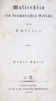 Bild Nr.2: 139-1151 Schiller,(F.)v.: (Literatur und illustrierte Bücher bis 19.Jahrhundert)