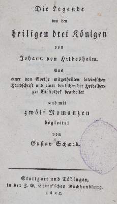 Bild Nr.1: 139-1155 Schwab,G. (Übers.).: (Literatur und illustrierte Bücher bis 19.Jahrhundert)