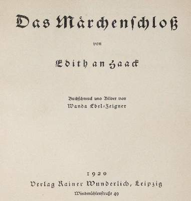 Bild Nr.2: 139-1183 An Haack,E.: (Literatur und illustrierte Bücher 20.Jahrhundert - Alte Literatur in modernen Ausgaben)