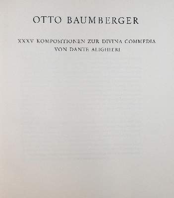 Bild Nr.2: 139-1192 Baumberger,O.: (Literatur und illustrierte Bücher 20.Jahrhundert - Alte Literatur in modernen Ausgaben)