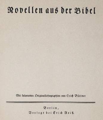 Bild Nr.2: 139-1212 Büttner,E.: (Literatur und illustrierte Bücher 20.Jahrhundert - Alte Literatur in modernen Ausgaben)