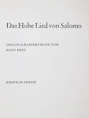 Bild Nr.3: 139-1248 Erni,H.: (Literatur und illustrierte Bücher 20.Jahrhundert - Alte Literatur in modernen Ausgaben)