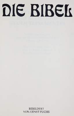 Bild Nr.2: 139-1261 Bibel, Die.: (Fuchs)