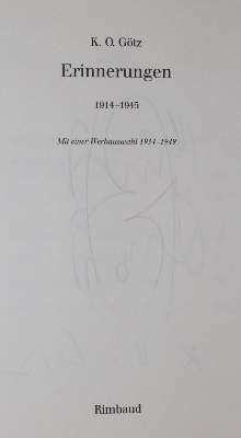 Bild Nr.1: 139-1277 Götz,K.O.: (Literatur und illustrierte Bücher 20.Jahrhundert - Alte Literatur in modernen Ausgaben)