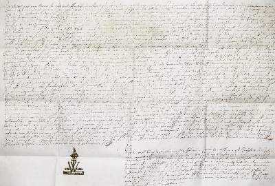 Bild Nr.1: 139-128 Notariatsinstrument: (Handschriften, Lennestadt)