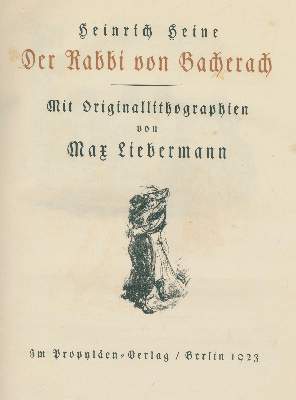 Bild Nr.1: 139-1293 Heine,H.: (Literatur und illustrierte Bücher 20.Jahrhundert - Alte Literatur in modernen Ausgaben)