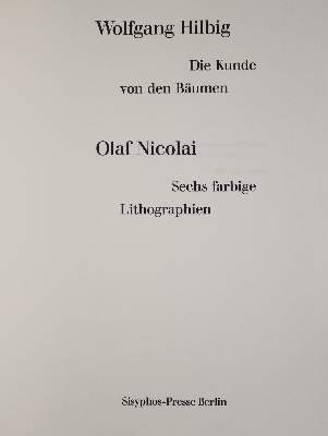 Bild Nr.22: 139-1294 Hilbig,W.: (Literatur und illustrierte Bücher 20.Jahrhundert - Alte Literatur in modernen Ausgaben)