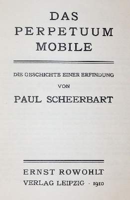 Bild Nr.2: 139-1418 Scheerbart,P.: (Literatur und illustrierte Bücher 20.Jahrhundert - Alte Literatur in modernen Ausgaben)