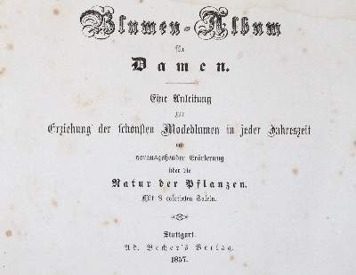 Bild Nr.2: 139-1460 Blumen-Album: (Botanik)