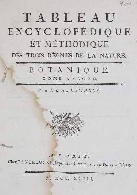 Bild Nr.1: 139-1470 Lamarck,(J.B.de).: (Botanik)