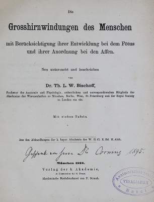 Bild Nr.1: 139-1514 Bischoff,T.L.W.: (Medizin)