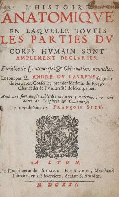 Bild Nr.1: 139-1521 Du Laurens,A.: (Medizin)
