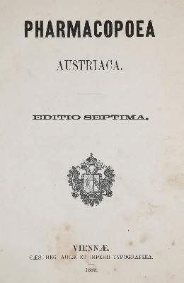 Bild Nr.2: 139-1559 Pharmacopoea Austriaca.: (Medizin, Pharmazie)