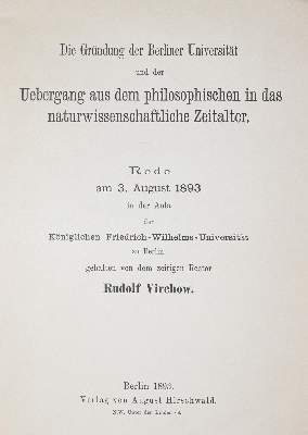 Bild Nr.1: 139-1587 Virchow,R.: (Medizin)