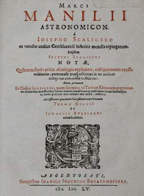 Bild Nr.2: 139-1650 Manilius,M.: (Verschiedene Gebiete - Varia, Astronomie)
