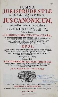 Bild Nr.2: 139-167 Pichler,V.: (Kirchenrecht)
