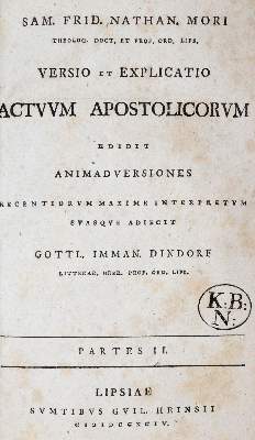 Bild Nr.1: 139-168 Morus,S.F.N.: (Klosterbibliothek)