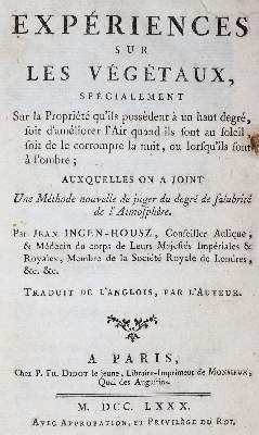 Bild Nr.2: 139-1709 Ingenhousz,J.: (Verschiedene Gebiete - Varia)