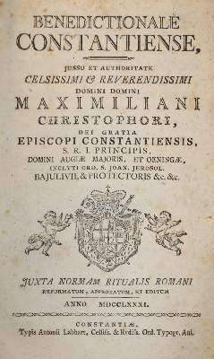 Bild Nr.1: 139-171 Benedictionale Constantiense,: (Konstanz)