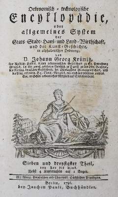 Bild Nr.1: 139-1718 Krünitz,J.G.: (Verschiedene Länder - Geschichte)