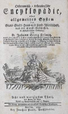 Bild Nr.2: 139-1727 Krünitz,J.G.: (Verschiedene Länder - Geschichte)