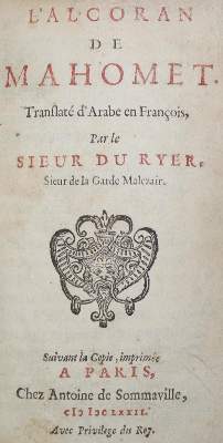 Bild Nr.1: 139-174 L'Alcoran de Mahomet.: (Koran)