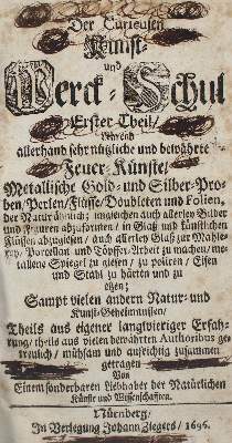 Bild Nr.2: 139-1740 (Kunckel von Löwenstern,J.).: (Verschiedene Gebiete - Varia)