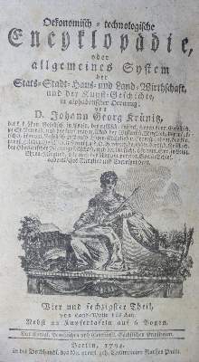 Bild Nr.1: 139-1810 Krünitz,J.G.: (Verschiedene Länder - Geschichte, Textil, Wolle)