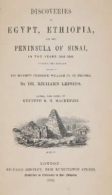 Bild Nr.1: 139-1826 Lepsius,R.: (Afrika, Ägypten)