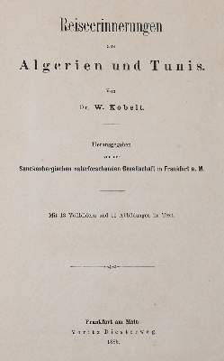 Bild Nr.1: 139-1835 Kobelt,W.: (Afrika)