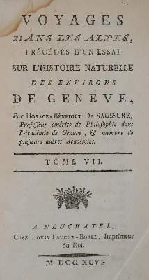 Bild Nr.1: 139-1839 Saussure,H.B.de.: (Alpen und Alpinismus)