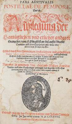 Bild Nr.1: 139-186 Luis de Granada (Ludovico Granatensis).: (Alte Drucke, Handschriften und Theologie)