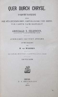 Bild Nr.1: 139-1881 Colquhoun,A.R.: (Asien)