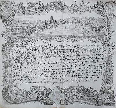 Bild Nr.1: 139-1956 Gesellenbrief.: (Deutschland, Frankfurt)