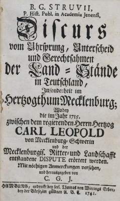 Bild Nr.1: 139-1989 Struve,B.G.: (Deutschland, Mecklenburg)