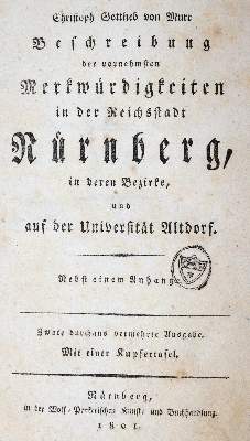 Bild Nr.2: 139-1992 Murr,C.G.v.: (Deutschland, Nürnberg)