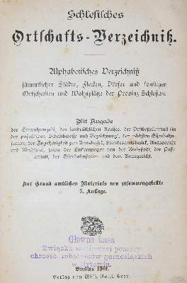 Bild Nr.1: 139-2022 Schlesisches Güter-Adreßbuch.: (Deutschland, Schlesien)