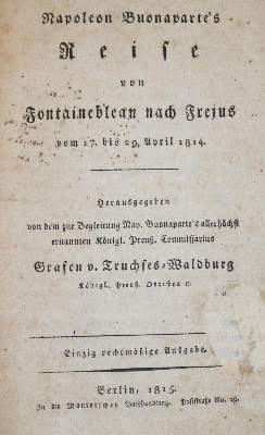 Bild Nr.1: 139-2068 Truchseß-Waldburg. (Hrsg.).: (Frankreich, Napoleon)