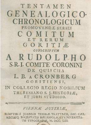 Bild Nr.1: 139-2083 Coronini von Cronberg,R.: (Italien)