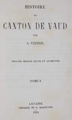 Bild Nr.1: 139-2172 Verdeil,A. u. E.H.Gaullieur.: (Schweiz, Waadt)