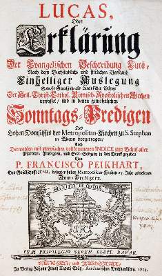 Bild Nr.1: 139-220 Peikhart,F.: (Alte Drucke, Handschriften und Theologie)