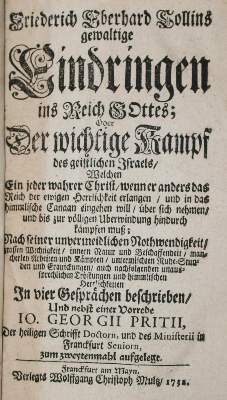 Bild Nr.1: 139-226 Porst,J.: (Alte Drucke, Handschriften und Theologie)