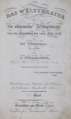 Bild Nr.1: 139-2300 Strahlheim,C. (d.i. J.K.Friederich).: (Verschiedene Länder - Geschichte)