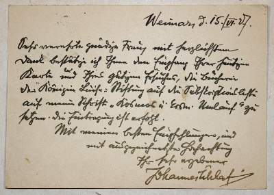 Bild Nr.1: 139-2339 Schlaf, Johannes,: (Autographen)