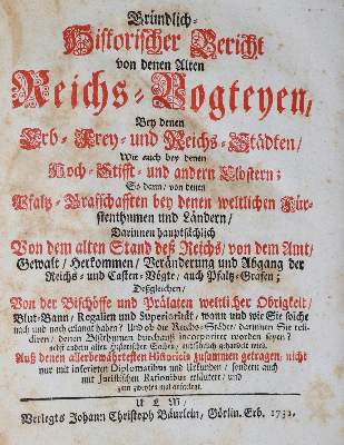 Bild Nr.1: 139-239 (Heider,D.).: (Reichsvogteienstreit)